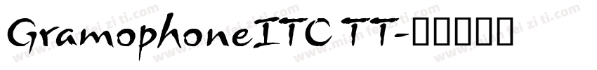 GramophoneITC TT字体转换
